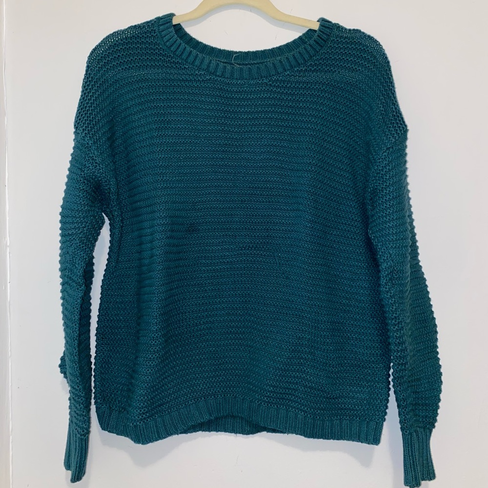 Teal Knit Sweater